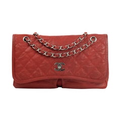 Sac Chanel en cuir rouge