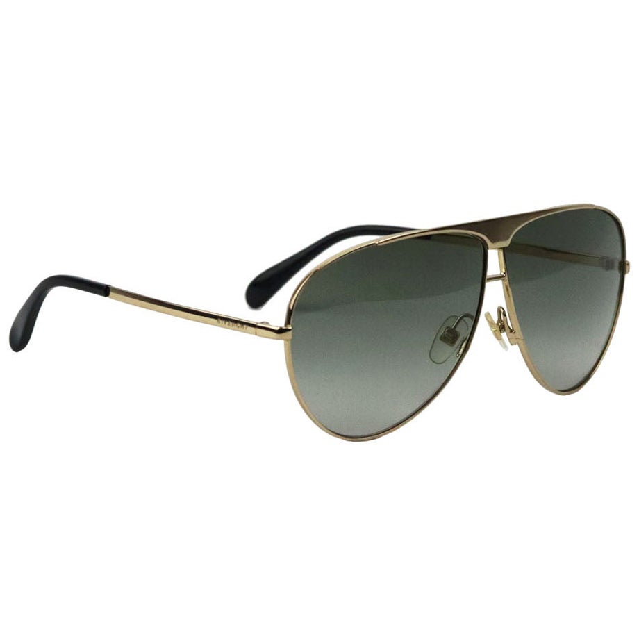 Givenchy Gold Tone Metal Sunglasses