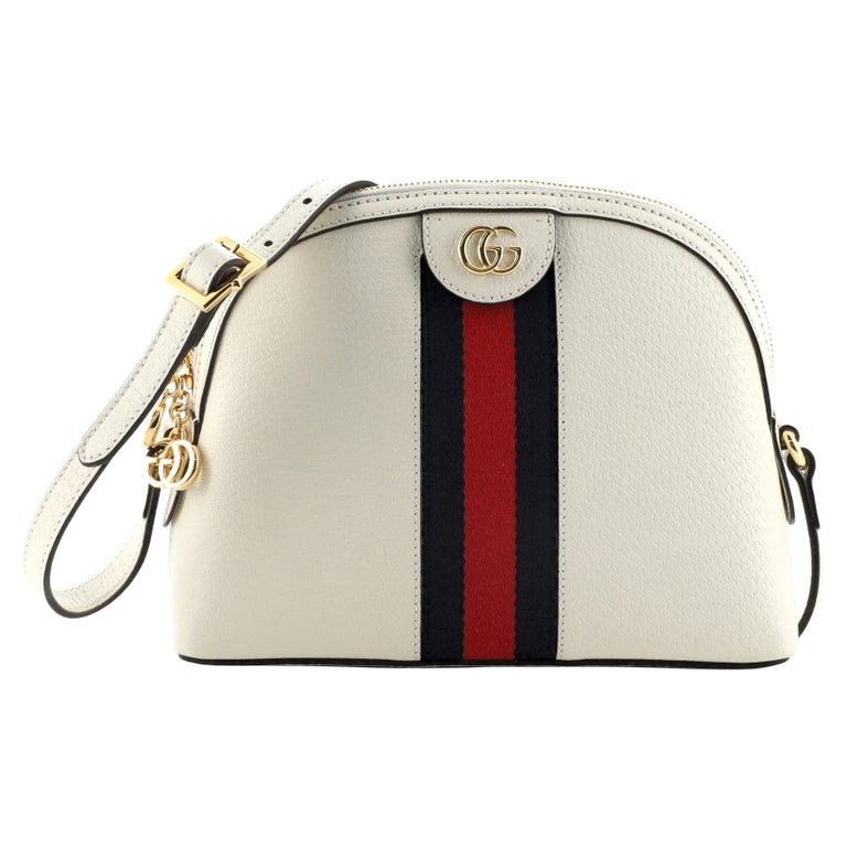 Gucci Ophidia Small Shoulder Bag in White