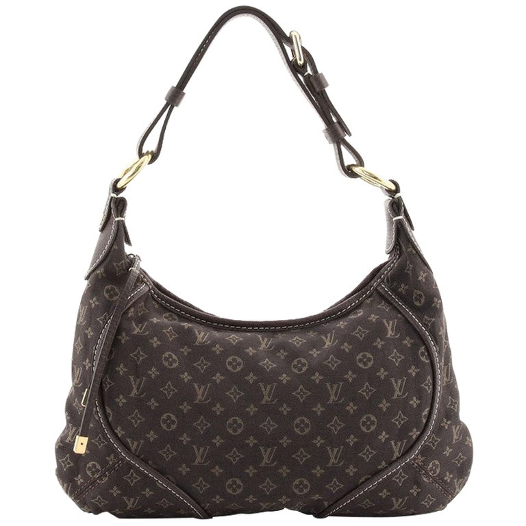 Louis Vuitton Brown Lin Monogram Manon PM Shoulder Bag