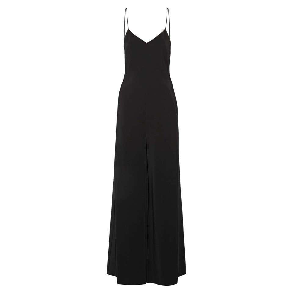 Mugler Two-Tone Cutout Stretch-Crepe Jumpsuit For Sale at 1stDibs ...