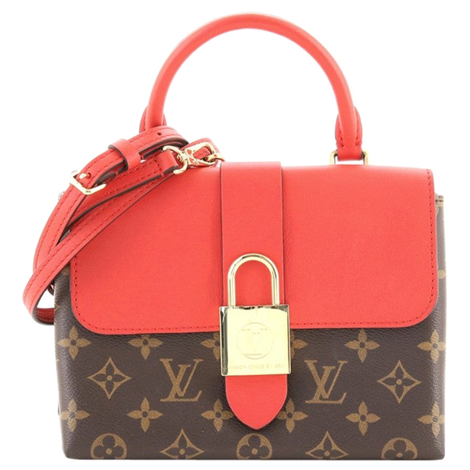 Louis Vuitton Locky BB Rose Poudre Monogram Shoulder Bag