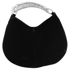 Yves Saint Laurent Black Velvet Mini Mombasa Handbag Tom Ford