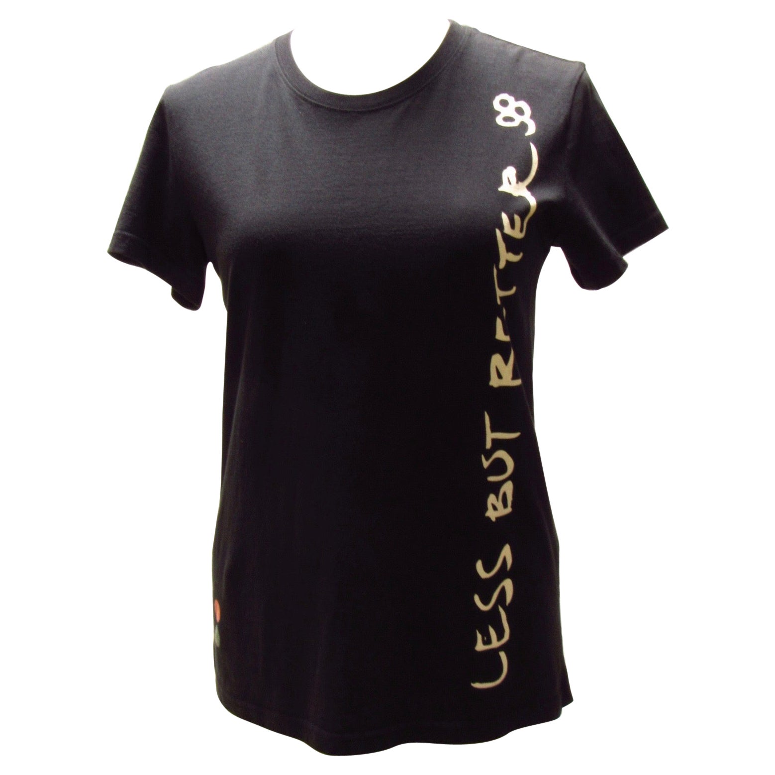 Undercover - T-shirt noir « Less But Better » en vente