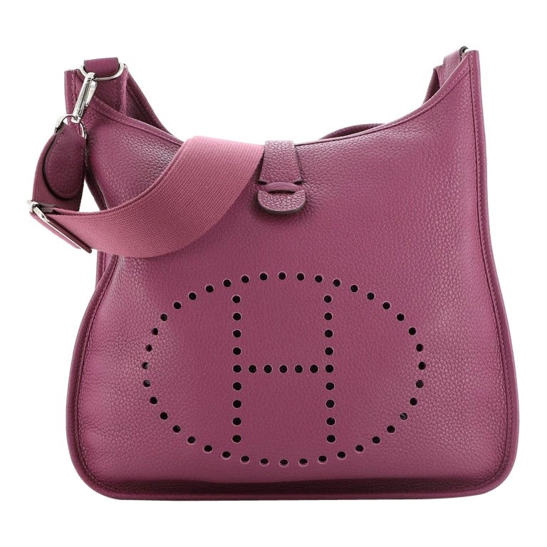 Hermes Evelyne Bag Gen III Clemence GM at 1stDibs