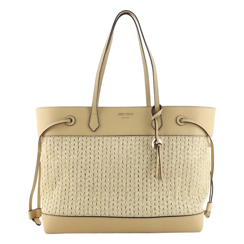 Jimmy Choo Cream Leather Bree Tote For Sale at 1stDibs