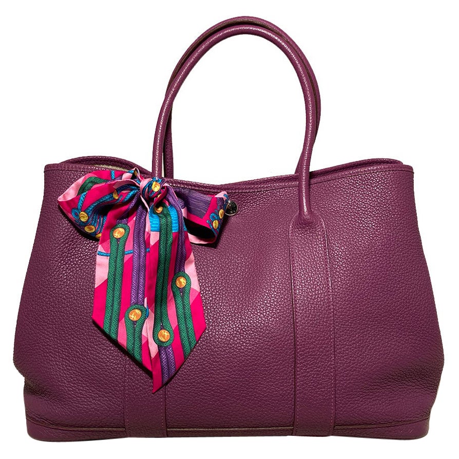 Hermes Purple Garden Party PM For Sale