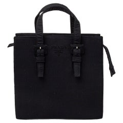 Prada Black Nylon Tote