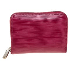 Louis Vuitton Fuchsia Epi Leather Zippy Coin Purse