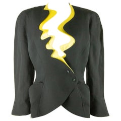 Blazer nero Thierry Mugler A/I 1989