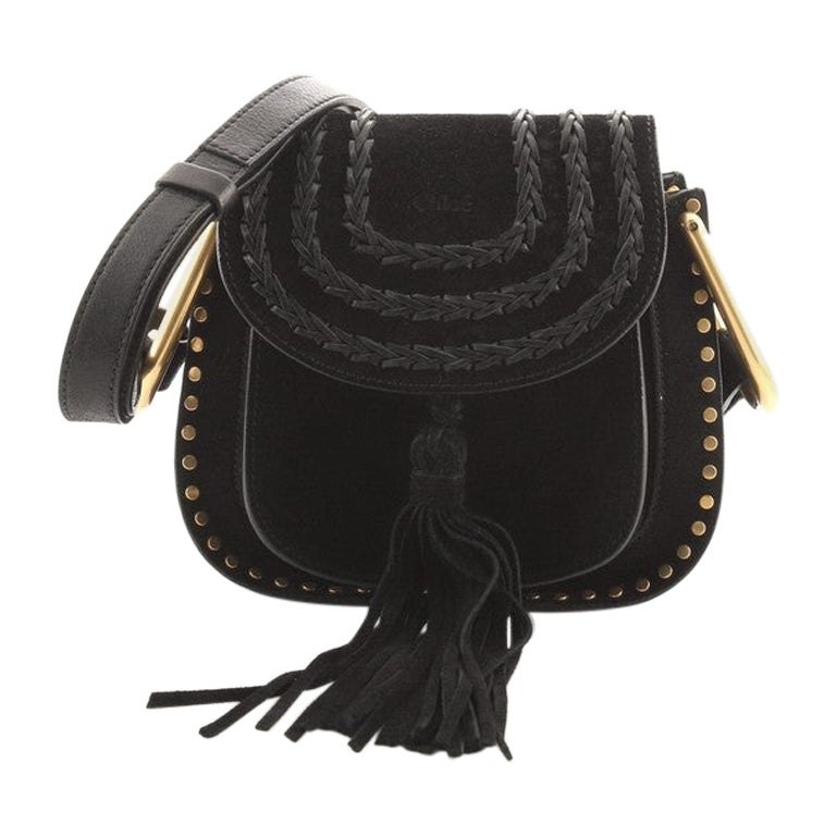 Chloe Hudson Handbag Whipstitch Suede Mini