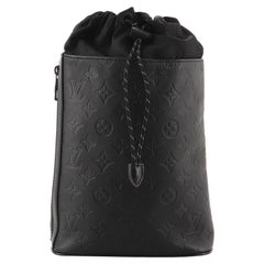 Louis Vuitton e Sling Monogram Eclipse Patchwork Gray/Black in Coated  Canvas/Leather with Silver-tone - US