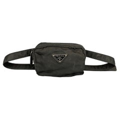 PRADA Size S Black Nylon Belt Handbag