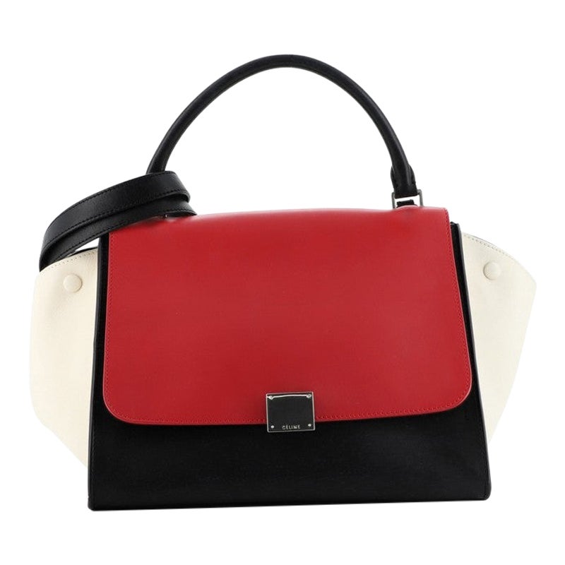 Celine TriFold Shoulder Bag Smooth Calfskin Medium at 1stDibs