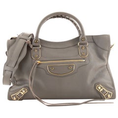 Balenciaga City Classic Metallic Edge Tasche Leder Medium