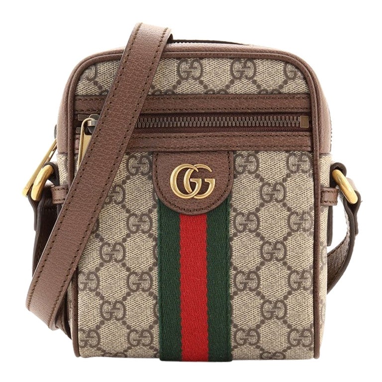 Gucci Ophidia Messenger Bag GG Coated Canvas Mini at 1stDibs | gucci ...