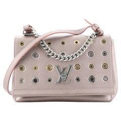 Louis Vuitton Lockme II Handbag Embellished Leather BB
