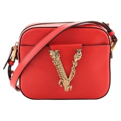 Versace Virtus Crossbody Bag Leather