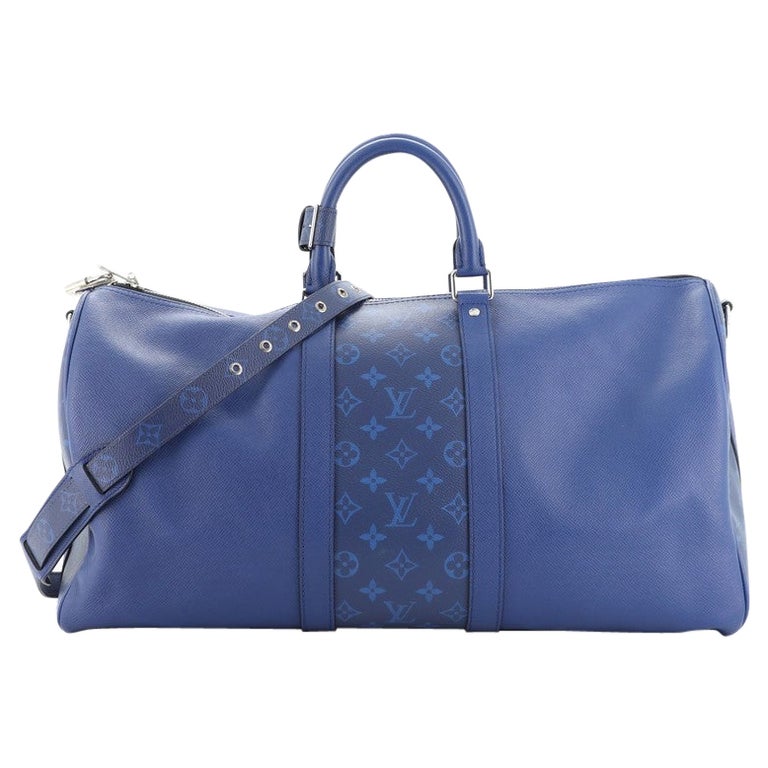Louis Vuitton Keepall Bandouliere Bag Monogram Denim 50 at 1stDibs