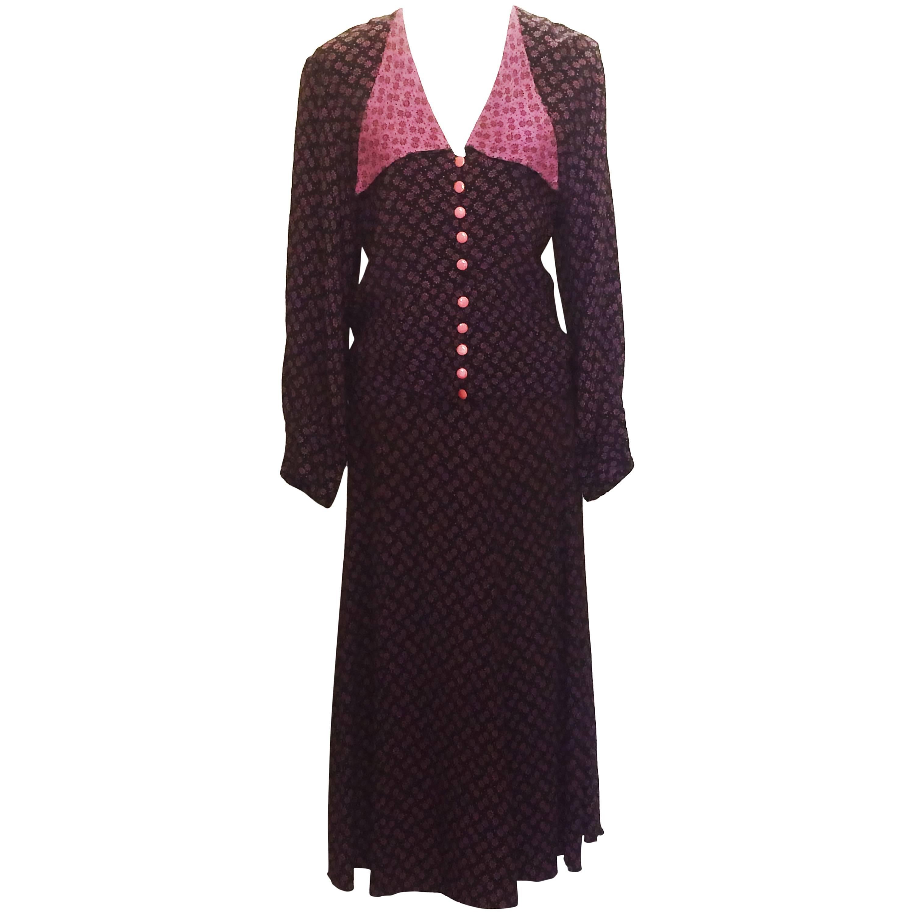 1970s original Biba skirt and jacket For Sale at 1stDibs