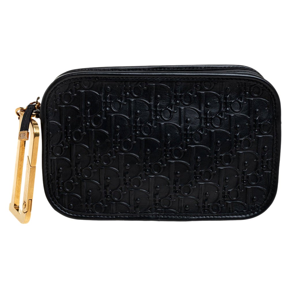 Christian Dior Fold Over Clutch Oblique Canvas at 1stDibs
