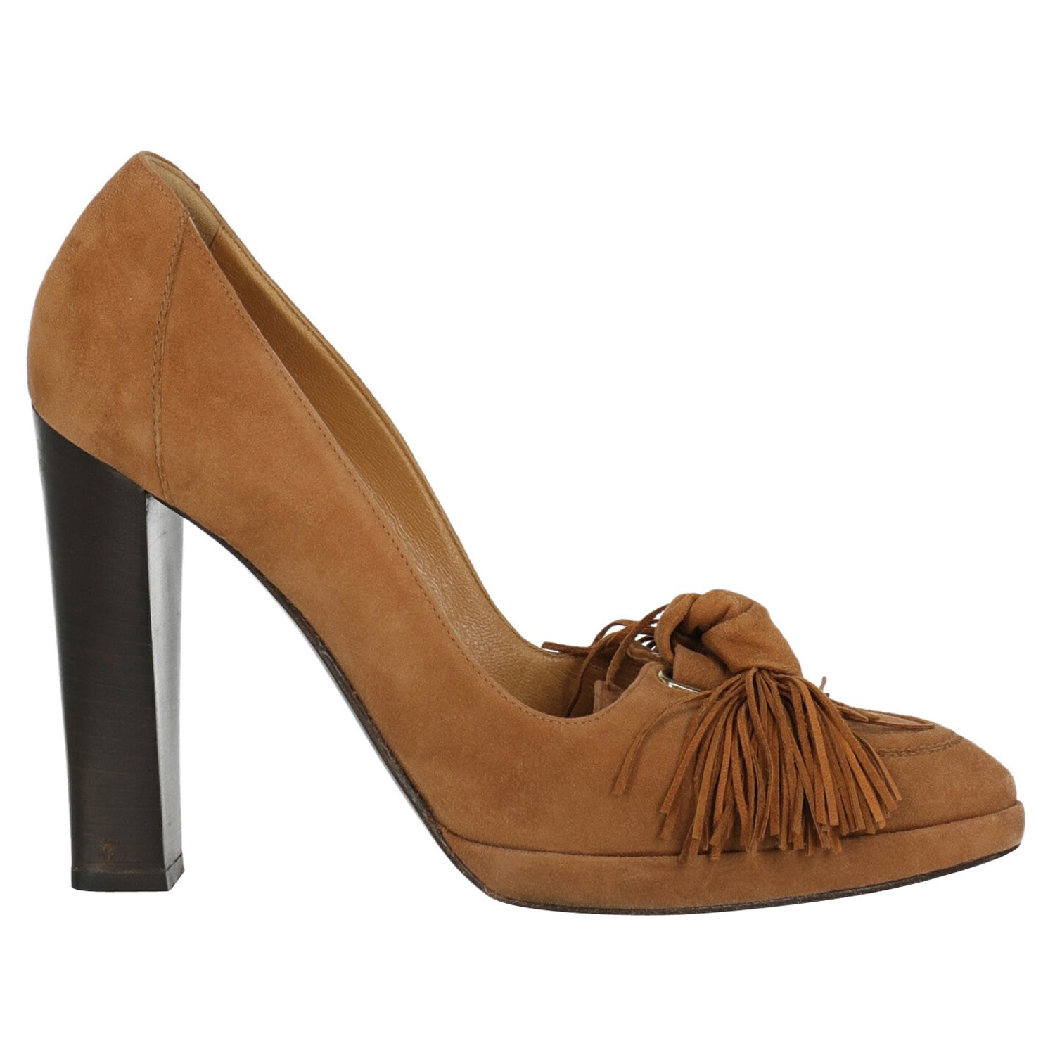 HermÃ¨s Women Pumps Brown Leather EU 37 For Sale