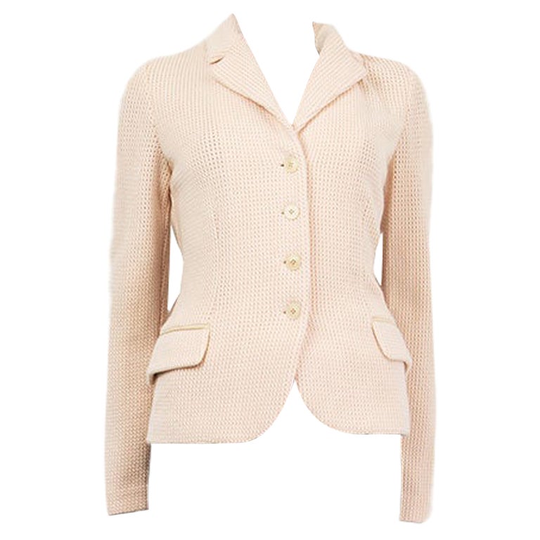 LORO PIANA pastel pink cashmere Knit Jacket 38 XS For Sale at 1stDibs |  pastel pink jacket, loro pastel, loro piana beige jacket