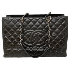 Chanel XL Black Grand Shopper Tote 