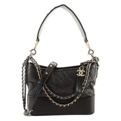 Chanel Gabrielle Hobo Quilted Aged Calfskin Small For Sale at 1stDibs