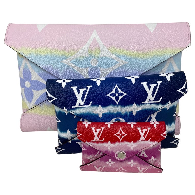 Louis Vuitton Pastel Escale Trio Kirigami Set at 1stDibs  kirigami  pochette, lv kirigami set, louis vuitton envelope bag