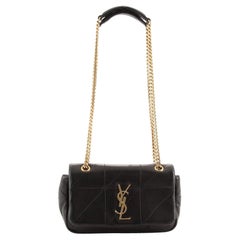 Saint Laurent - Sac à rabat Jamie en cuir matelassé petit modèle