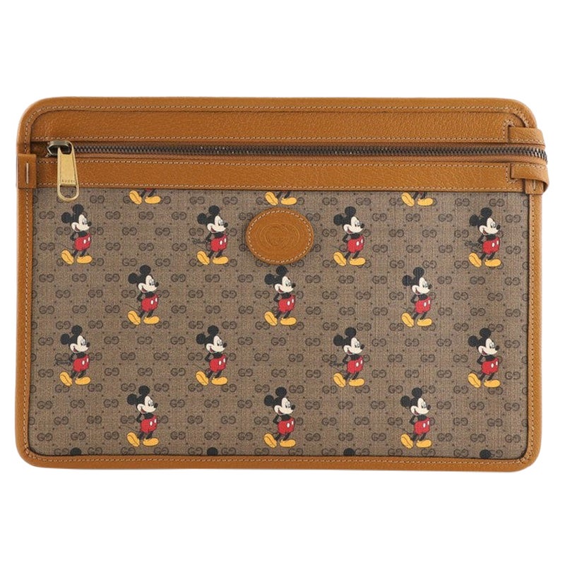Disney Mickey Mouse Pochette Coin Pouch Bag Wallet Purse Snap Closure 