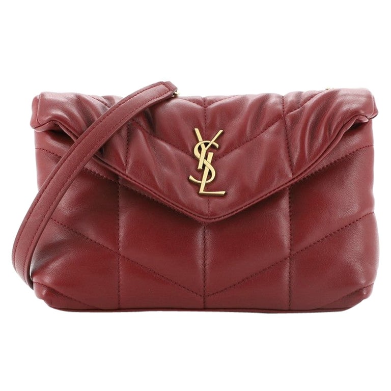 Saint Laurent LouLou Puffer Shoulder Bag Quilted Leather Small at 1stDibs |  ysl tote quilted, puffer baroque bag, puffer faded bag