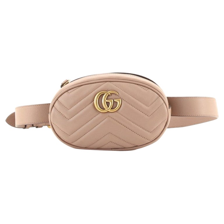 Gucci GG Marmont Belt Bag Matelasse Leather at 1stDibs