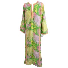 Vintage Lilly Pulitzer Floral Print Caftan 