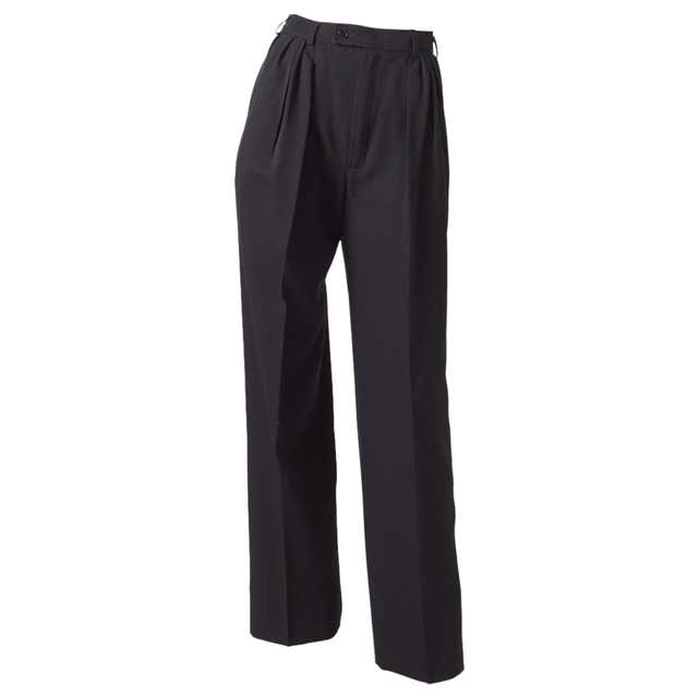 Celine Leather Pants at 1stDibs | celine pants with logo waistband ...