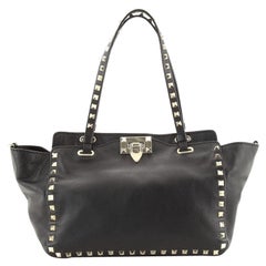 Valentino Rockstud Tote Soft Leather Small