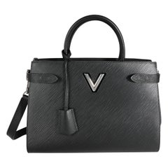 Louis Vuitton Black Epi Leather Twist Tote