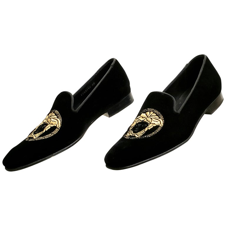 Versace Loafers - 23 For Sale on 1stDibs | versace mens loafers, versace  shoes loafers, mens versace loafers