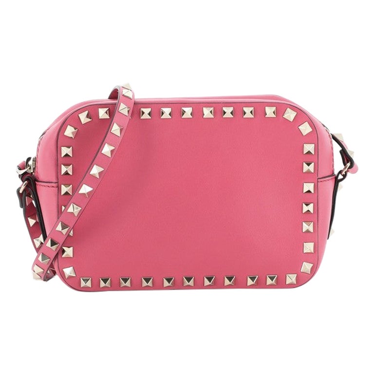 Valentino Rockstud Camera Crossbody Bag Leather at 1stDibs