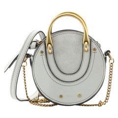 Chloe Pixie Crossbody Bag Leather with Suede Mini