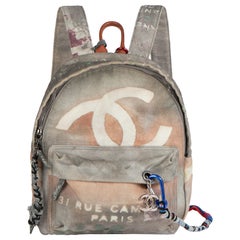 Chanel Graffiti Backpack - For Sale on 1stDibs | chanel canvas graffiti  backpack, chanel graffiti backpack price, chanel art school backpack