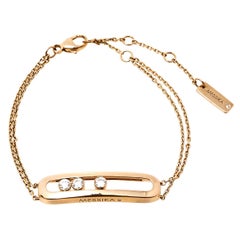 Messika Move Classique Diamond 18K Rose Gold Bracelet