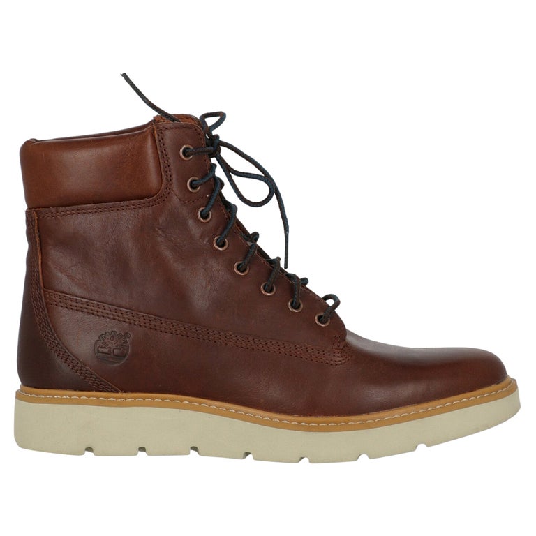 Timberland Women Ankle boots Brown Leather EU 40 For Sale at 1stDibs
