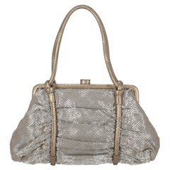 Bottega Veneta Women Handbags Gold, Silver Fabric 