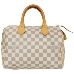 Louis Vuitton Speedy Bandoulière 35 Damier Azur – Now You Glow