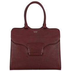 Giorgio Armani Women Handbags Burgundy Leather 