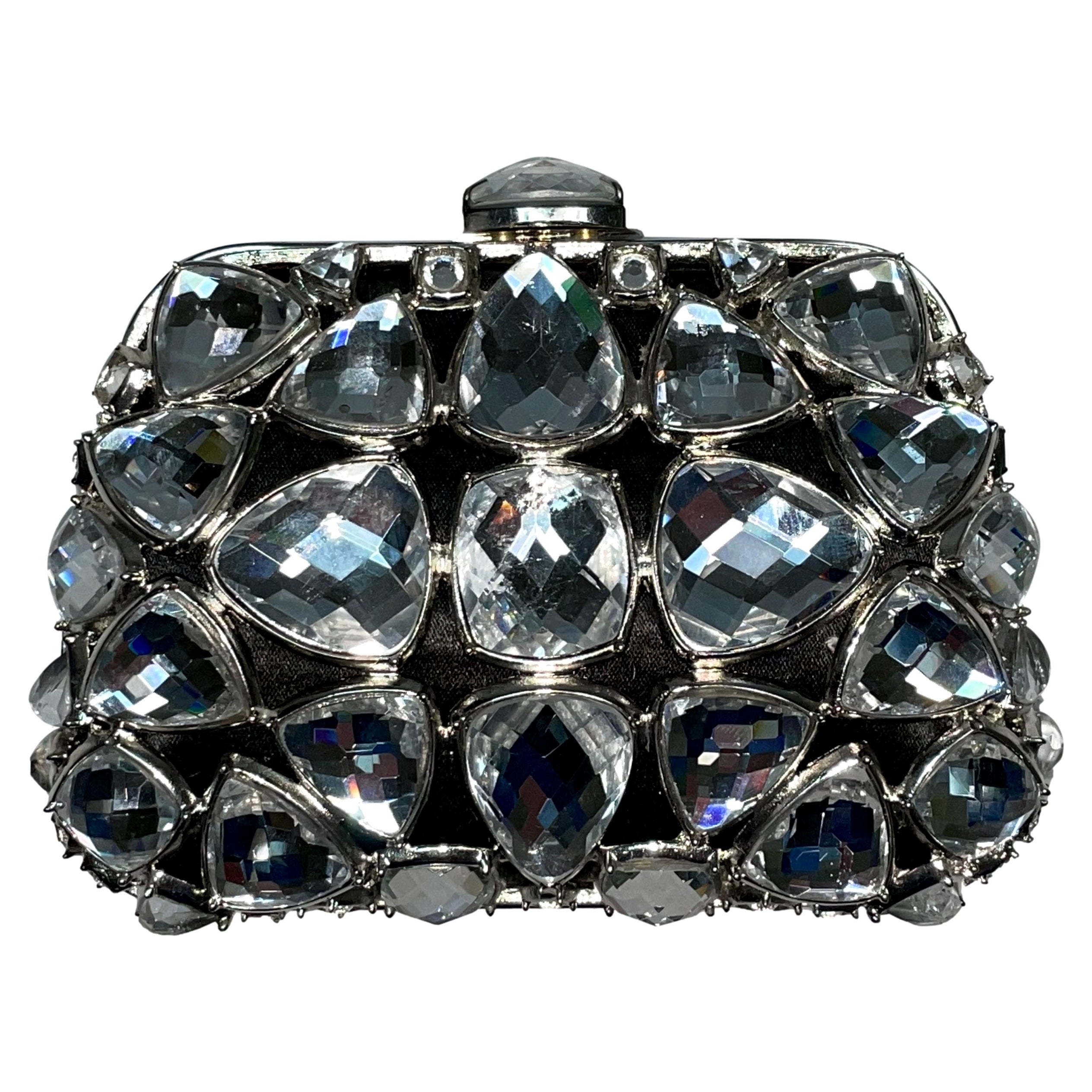 2010 Christian Dior John Galliano Limited Minaudiere Crystal Clutch Handbag
