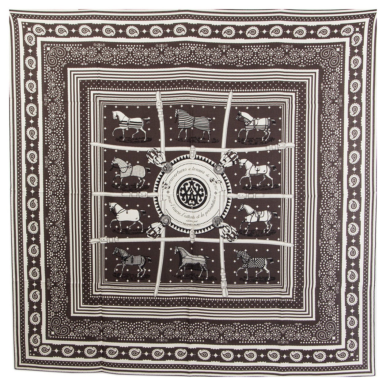 HERMÈS Scarf Couvertures Et Tenues Du Jour By Jacques Eudel First