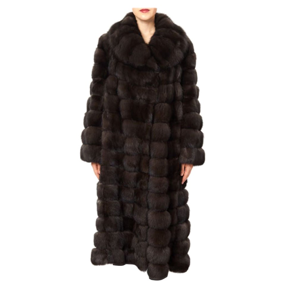 Brand new Horizontal Sable Coat size L For Sale